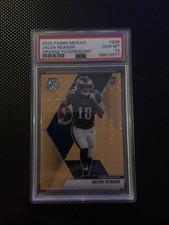 2020 PANINI Mosaic RC ROOKIE   PSA  10 JALEN REAGOR Orange Fluorescent