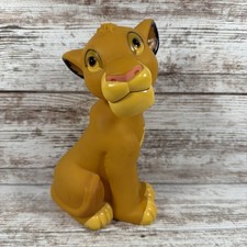Disney  s The Lion King Movie Simba Lion Cub Plastic Coin Bank 8  