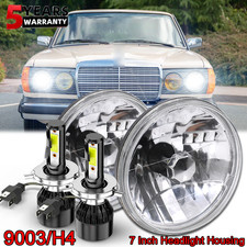 Fit Mercedes Benz 240d 300d 220d 300td 280 7inch Round Led Headlights Hilo Fit Mercedes Benz 240d 300d 220d 300td 280 7inch Round Led Headlights Hilo