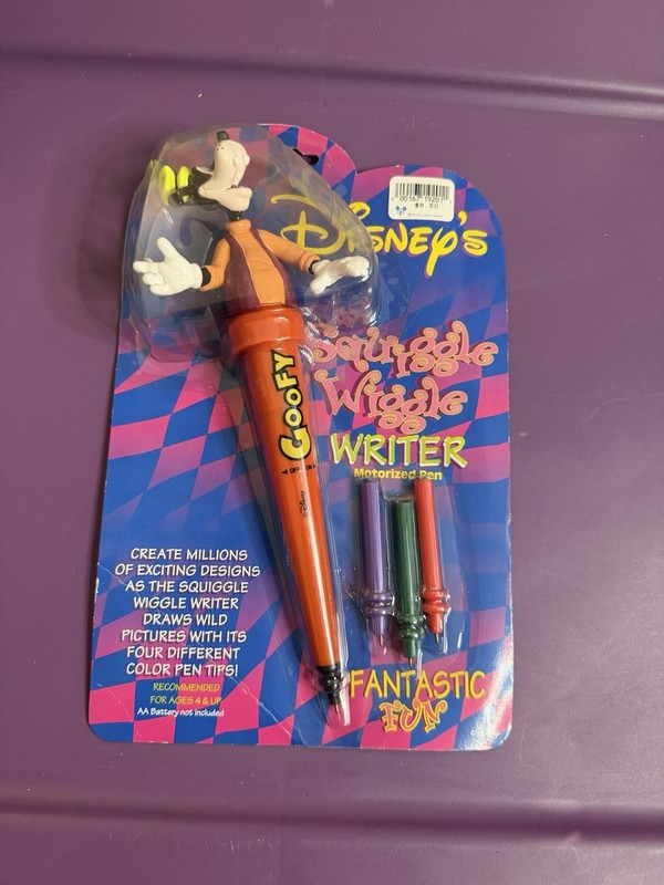 Disney Goofy Squiggle Wiggle Writer Motorized Pen Marker Set - Goofy Theme