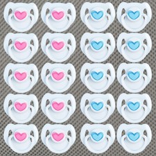20pc Magnetic Pacifiers Soother for Reborn Baby Dolls Kit DIY Supply Accessories