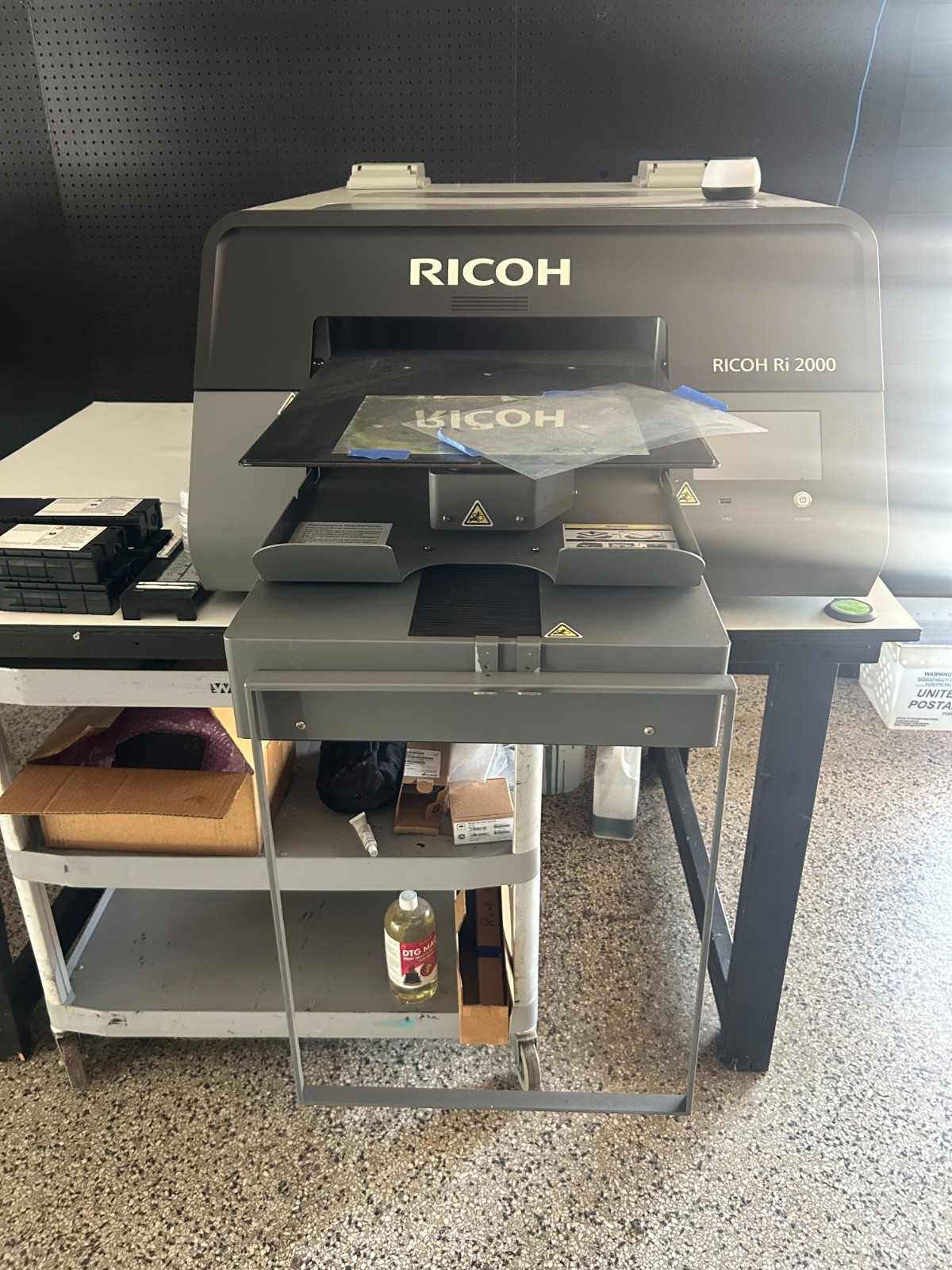 Ricoh Ri 2000 DTG Printer Used Garment Printer