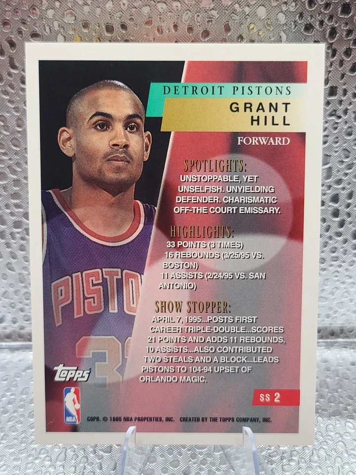 1995-96 TOPPS SHOW STOPPERS PARTIAL COMPLETE SET - ONLY MISSING SS1 (Jordan) - Image 3 of 4