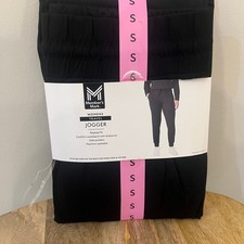 Member's Mark Women's Travel Jogger Pants, Black, Relaxed Fit, Size S