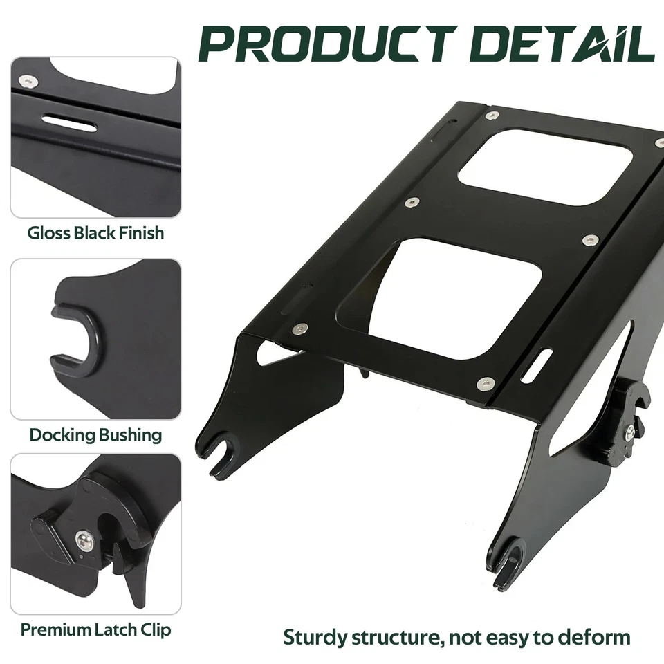 Baúl Razor Pack 2 para Harley Davidson Tour Street Road King Glide 14-25 Foto 4 de 4