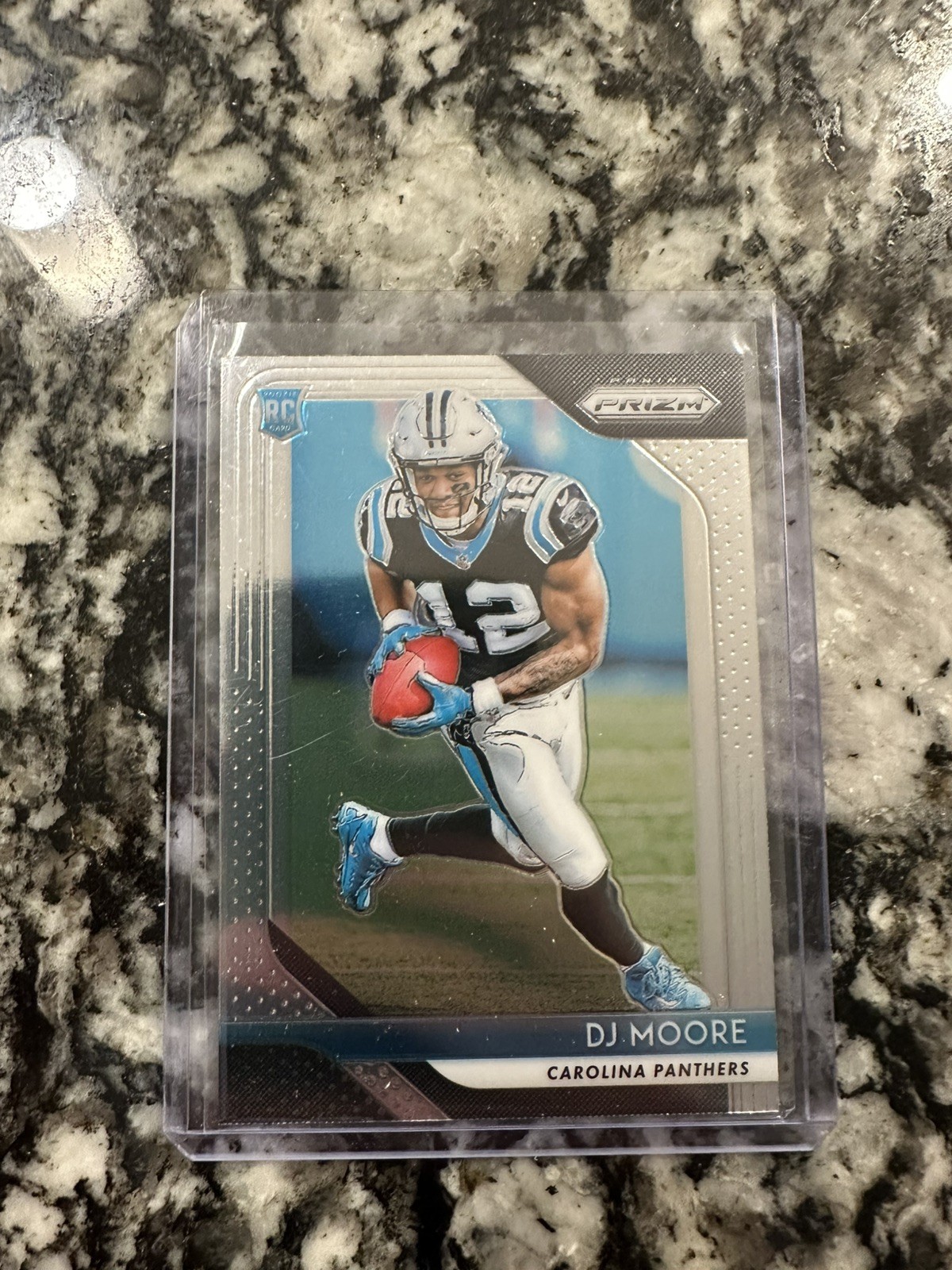 DJ MOORE - 2018 Panini Prizm - ROOKIE RC - #207 - CAROLINA PANTHERS - BBT3