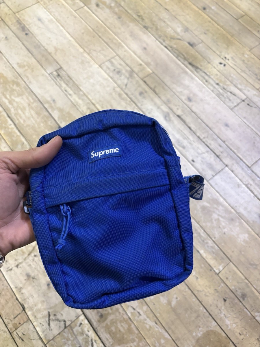 Supreme SS18 Shoulder Bag - Blue | eBay