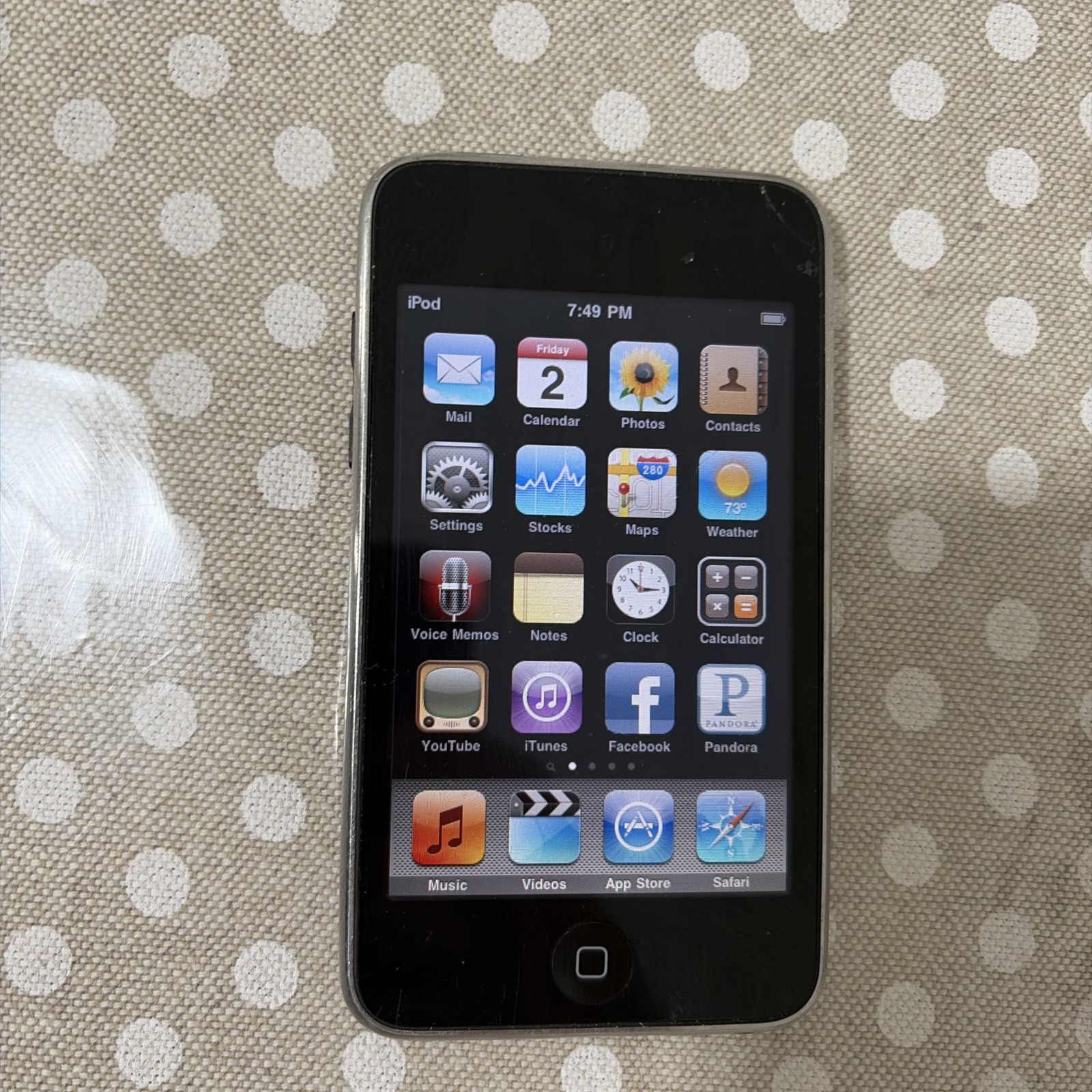 Apple iPod Touch 2nd Generation 8GB A1288 Nero Black 4864R