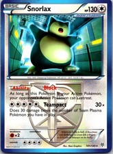 Snorlax (Team Plasma) Normal Rare Plasma Storm 101/135 LP on eBay