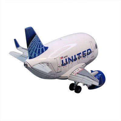 Desktop Decor 1/300 Scale For AIRBUS United Airlines A321 Q-Version Diecast 12cm - Image 1 of 4