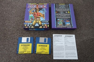 Strider von US Gold ~ originalverpacktes Atari ST Spiel sehr guter Zustand