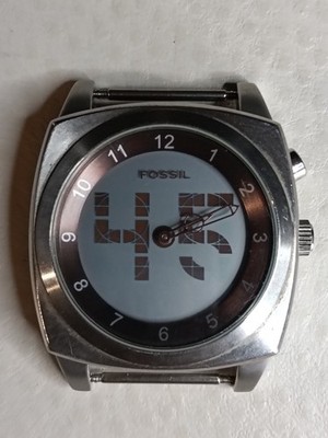 Herrenuhr Fossil Big Tic Ana Digi BG-1075 funktioniert Batterie ohne Armband gebraucht