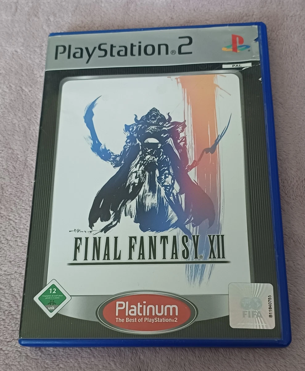 Final Fantasy XII (12) Sur PS2 - Édition PAL, En Français, Boîte Et Jeu (bon état)