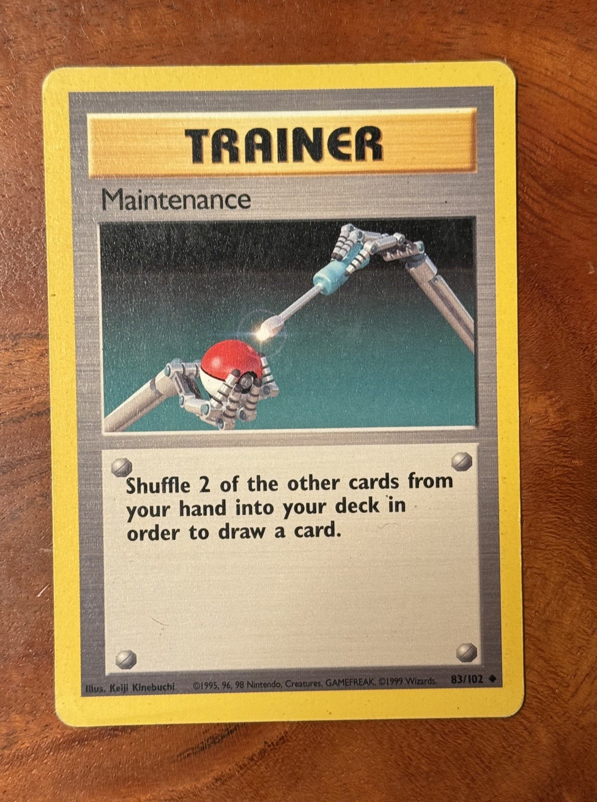 Maintenance 83/102 - 1999 Pokemon Trainer Unlimited LP