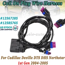For 2004 05 CADILLAC DEVILLE DTS XLR NORTHSTAR COIL ON PLUG WIRE HARNESS 1ST GEN