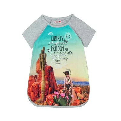 Bóboli Mädchen Longshirt Liberty & Freedom Gr 98 104 110 116 122 128 140 152 164 - Bild 1 von 4
