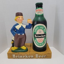 Vintage 1970s Heineken Beer Large Bar Pub Display