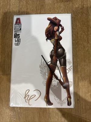 I Make Boys Cry #2 Sketch Up Variant Signed by Benny Powell w/COA Cowgirl