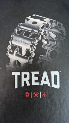 AUTHENTIC LEATHERMAN TREAD BRACELET SILVER DLC BRACELET MULTI TOOL NEW IN BOX