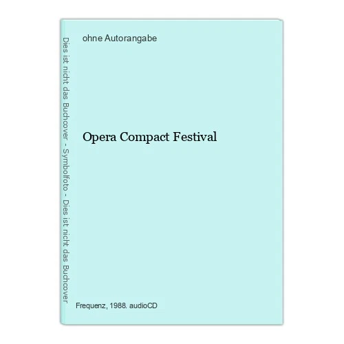 Opera Compact Festival 560969 - Bild 1 von 1