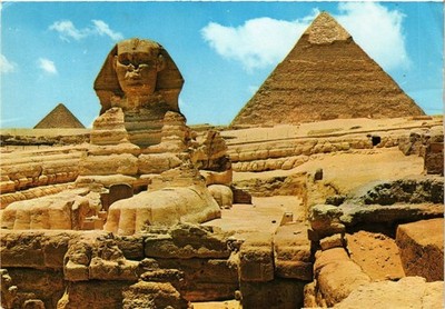 CPM ÄGYPTEN Gizeh-Le Grand Sphinx et Pyramide de Chéphren (343635)
