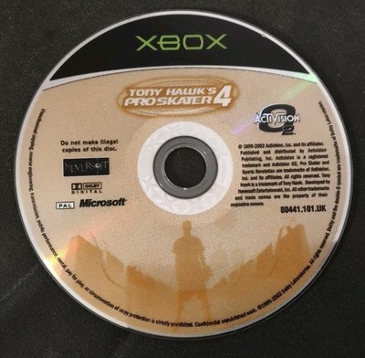 Tony Hawk´s Pro Skater 4 - Nur CD - Microsoft Xbox Classic   