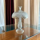 Vintage WATERFORD ACHILL CRYSTAL LAMP 19” Lamp With Tag & assembly Instructions