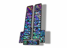 Rock Shox 35 2018 Fork Decal Mountain Bike Cycling Sticker Adhesive Oil Slick 1
