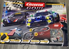 Carrera Go American Originals Viper Corvette Slot Car Racing Set 62521 Works 