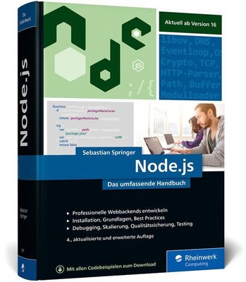 Node.js: Das umfassende Handbuch. Serverseitige Web-Applikationen mit JavaScript
