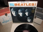 THE BEATLES Vinyl Lp - MEET THE BEATLES - Vintage 1980 Purple Label NM- Beauty!