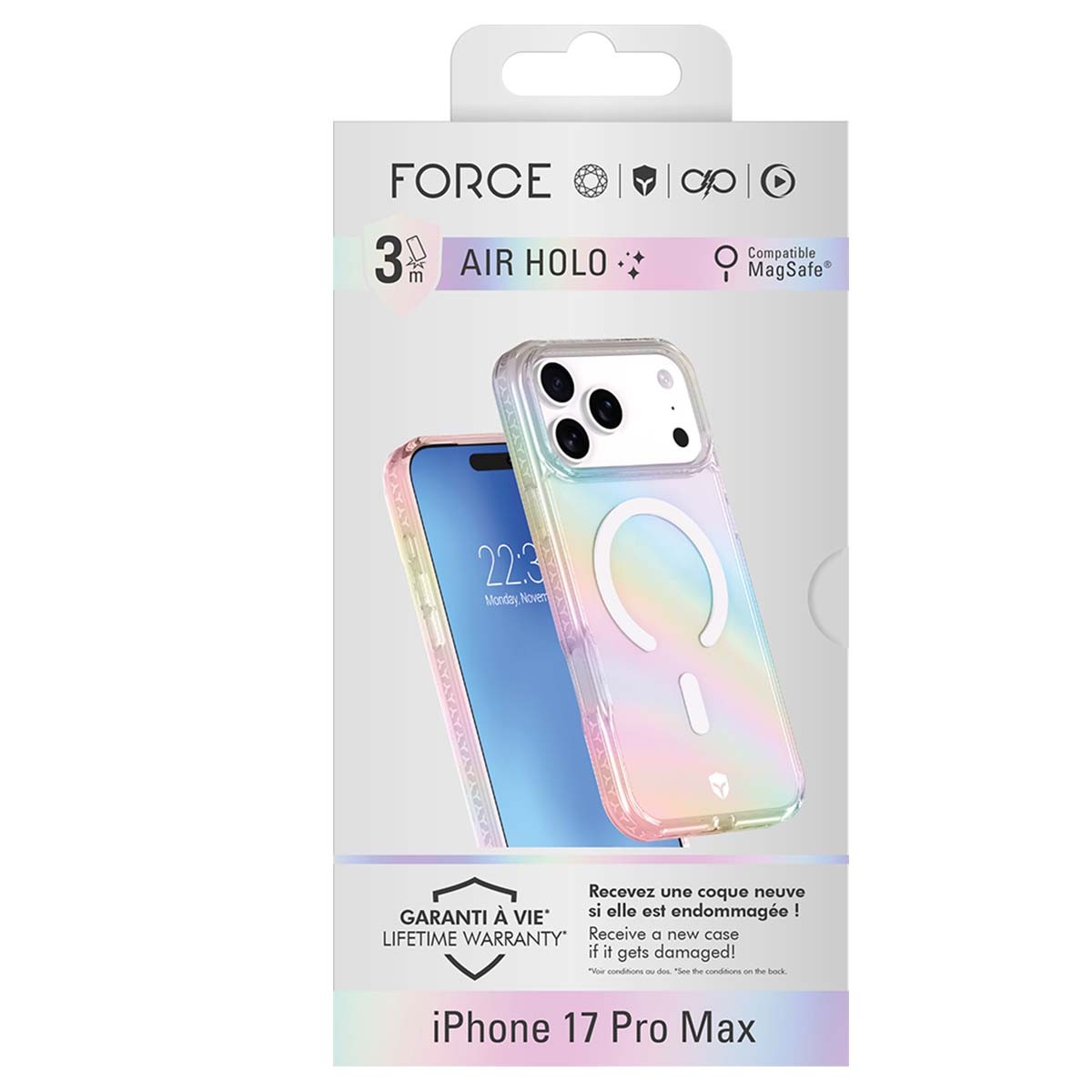 Coque iPhone 17 Pro Max Force Case AIR idéale pour les activités extérieures - 4