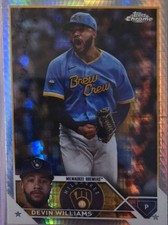 2023 Topps Chrome Update Series - Devin Williams #USC82 Prism Refractor