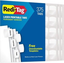Laser Index Tabs Divider Permanent Adhesive Labels Customizable for School Home