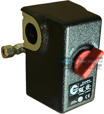 HEAVY DUTY CONDOR USA PRESSURE SWITCH, 26AMP, 11LA2E, 120/150 PSI,1/4" FNPT,DPST