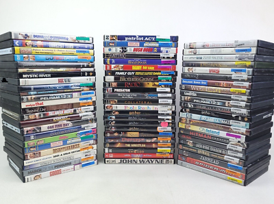 #ad 60 DVD Lot – Popular Movies in Mixed Genres – Gently Used amp; Great Value $40.00