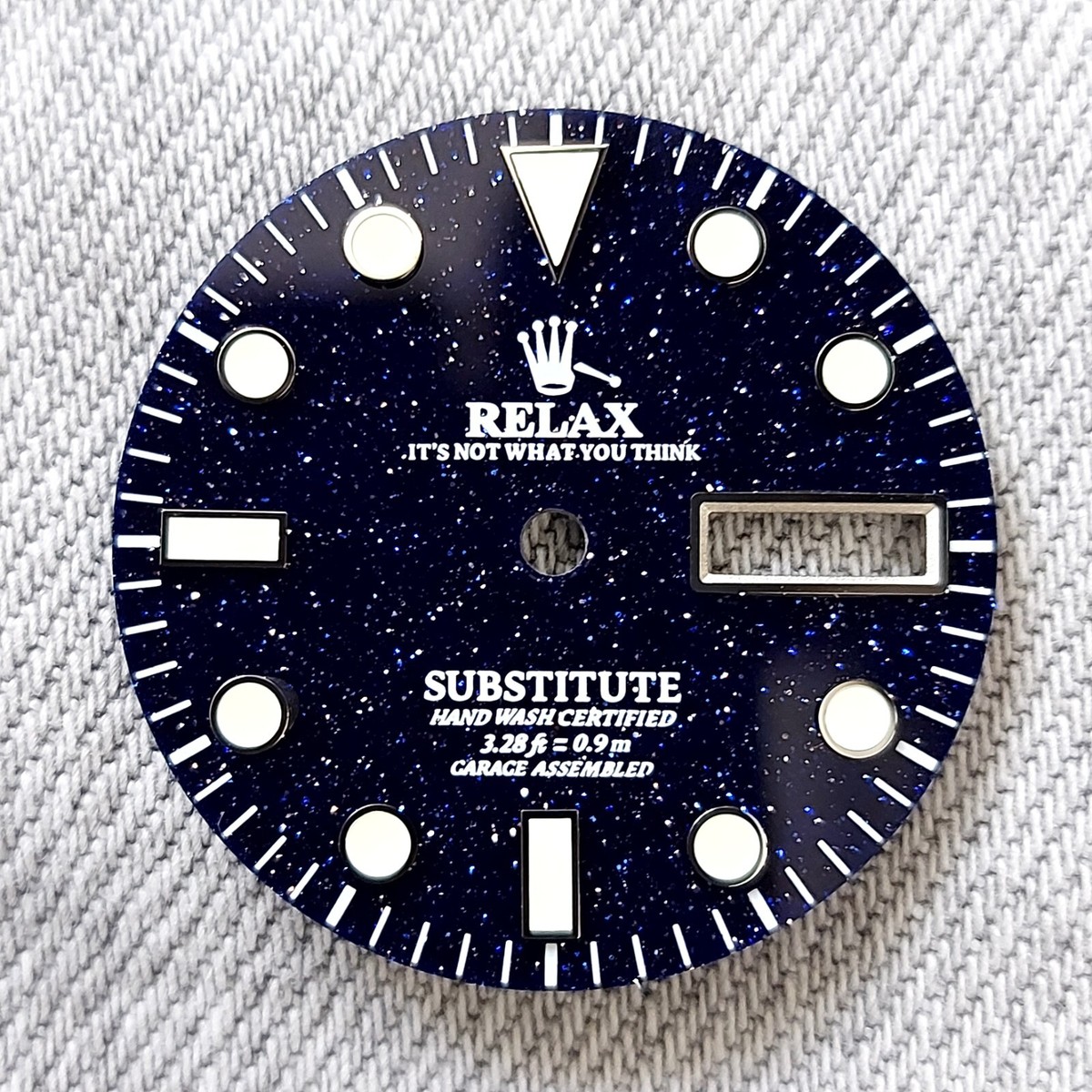 Mod Parts Seiko Mod Tools Seiko Mod Dial Relax Dial Blue Gold