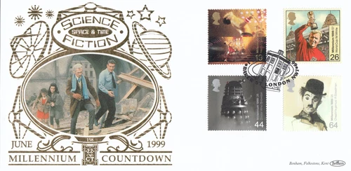 Entertainers Tale GB 22Ct GOLD Benham FDC Baker St London 1999 267/500 (133995)