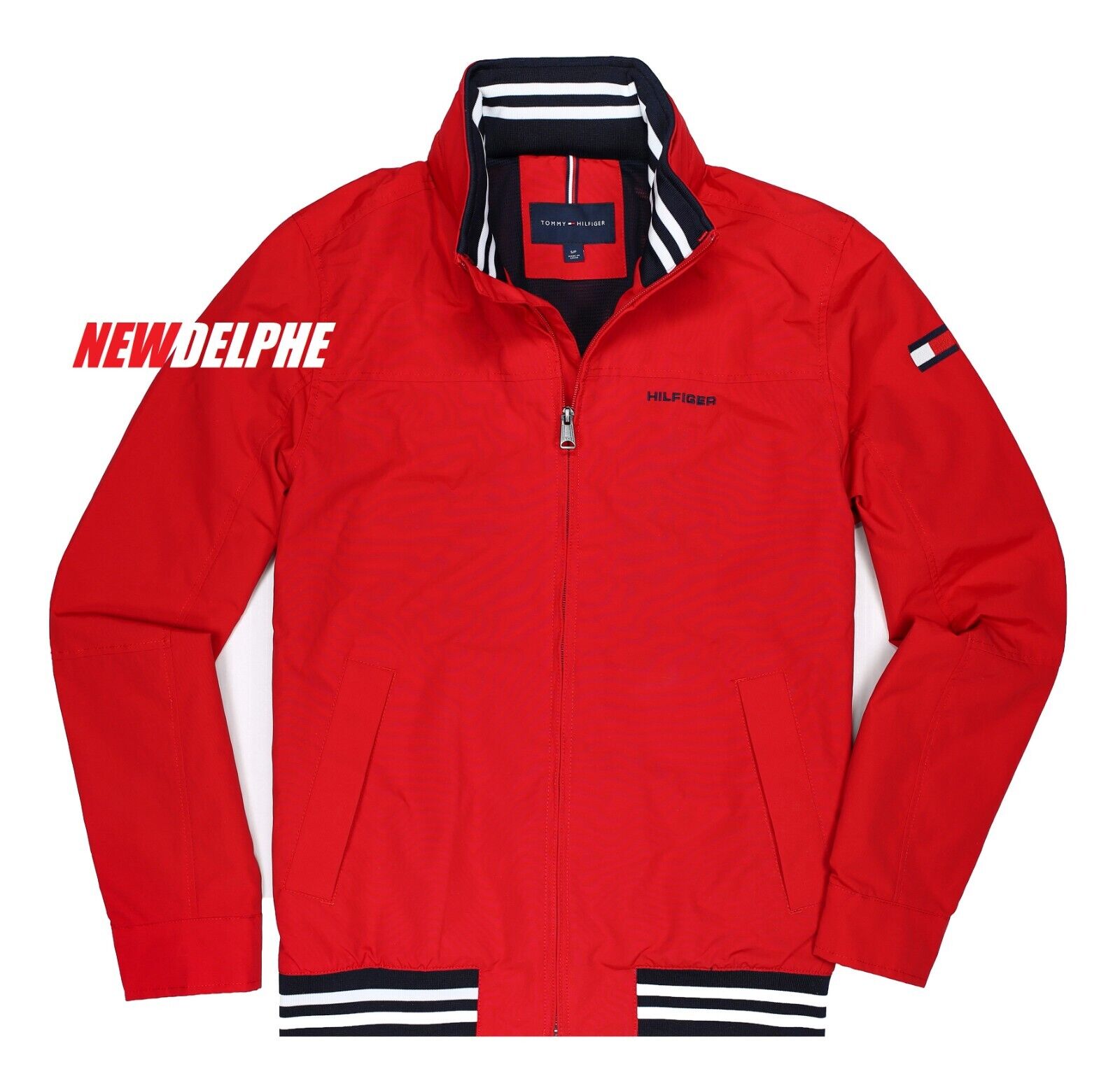 energie Pardon Voorkomen NWT TOMMY HILFIGER MEN REGATTA WATER RESISTANT WINDBREAKER YACHT JACKET COAT  RED | eBay