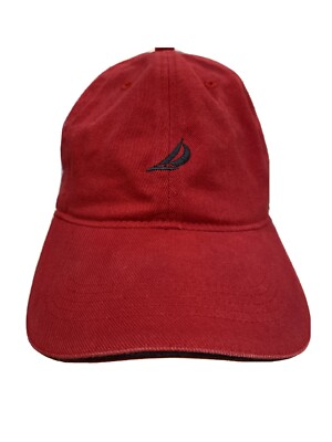 Sailboat Sailing Cuffy Of Cape Cod Mass Red S/M Stretch Fit