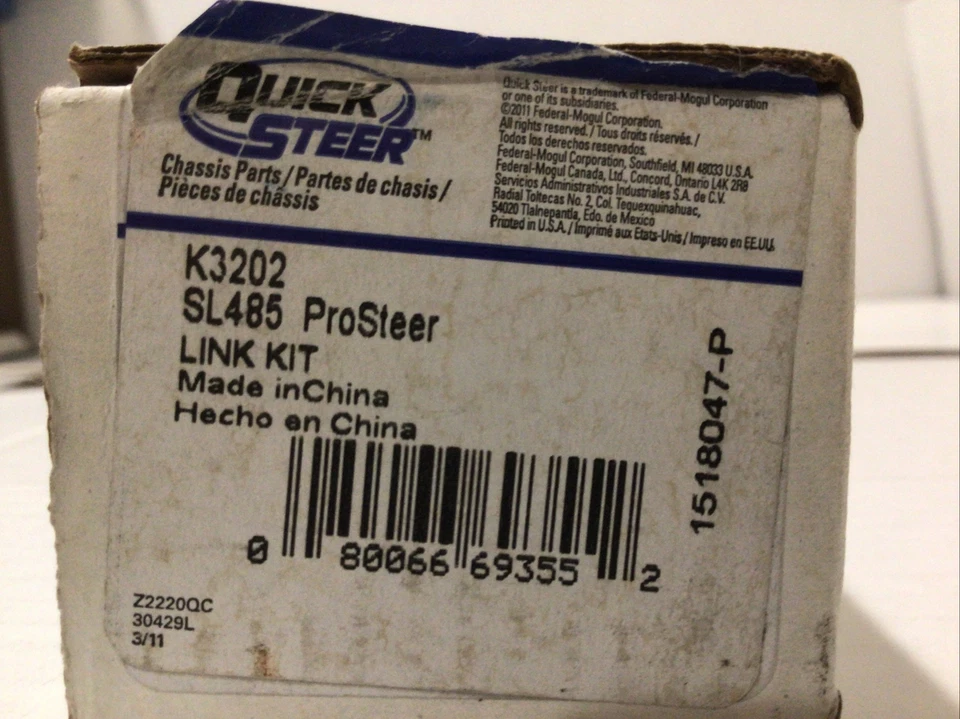 Barra estabilizadora de suspensión QuickSteer K3202 2 eslabones para Jeep Grand Cherokee 99-04 Foto 4 de 4