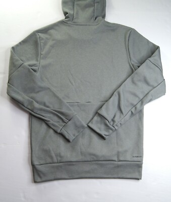 adidas Men's Grey Heather Badge Of Sport Pullover Hoodie