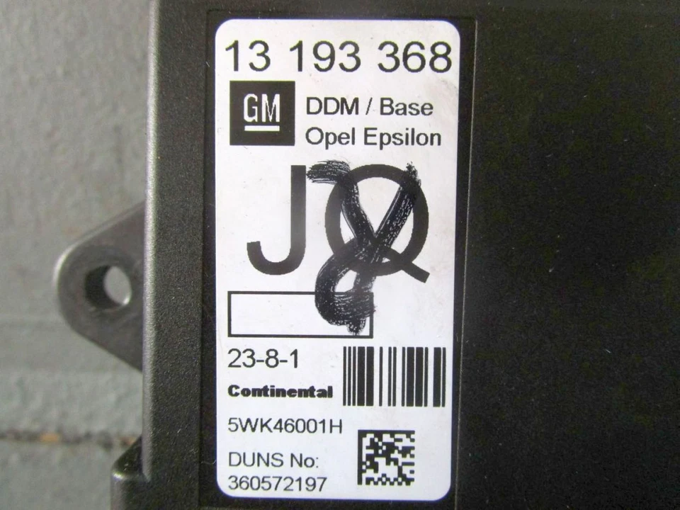 Centralina Unità di Controllo Della Porta per Opel Vectra C 1.9 CDTI (Vauxhall) - Immagine 3 di 4