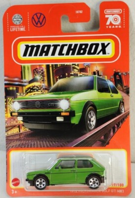 2023 Matchbox 1976 Volkswagen Golf GTI MK1 Green NOC 