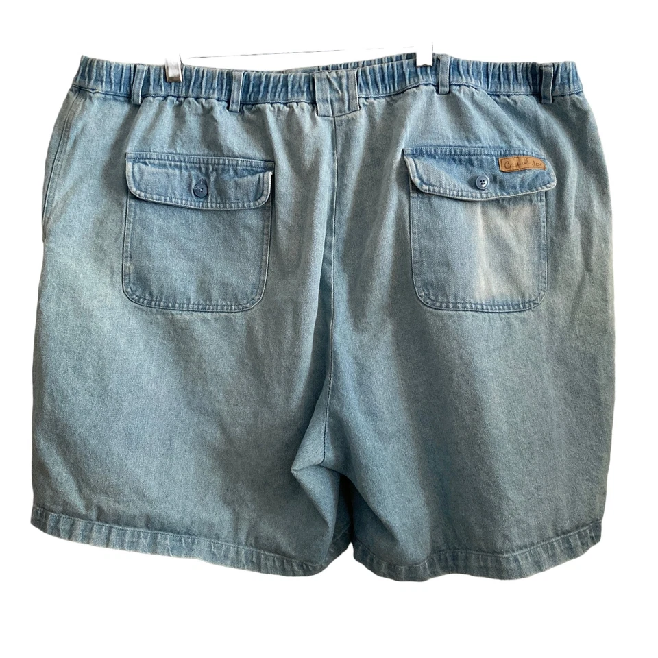 Haband Casual Joe Shorts Bermuda Mens 44 Light Wash - Image 2 of 4