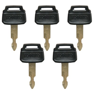 4x Ignition Key for Kawasaki Kobelco Case New Holland Excavator | APUK