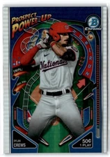 2024 Bowman Chrome Prospects - Power Up Dylan Crews Washington Nationals #PP-10