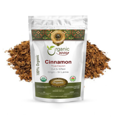 #ad Organic Way Cinnamon True Ceylon Cut amp; Sifted USDA amp; Kosher Certified $22.99