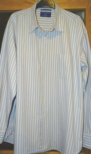 Great quality long sleeve shirt by Joseph Turner, size XL, 100% cotton, stripe - Picture 2 of 9