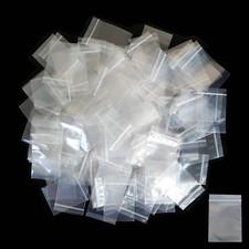 Small Plastic Bags Mini Zip Lock Bags for Jewelry Pill, Small Item 500 Pcs US
